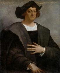 Portrait of a Man, Said to be Christopher Columbus (c.1446-1506), 1519 (oil on canvas) | Obraz na stenu