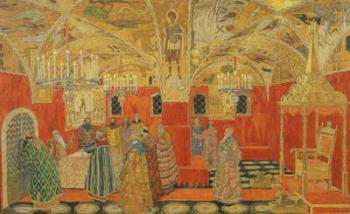 In the Kremlin, scene from the opera 'Boris Godunov' by M. Mussorgsky | Obraz na stenu