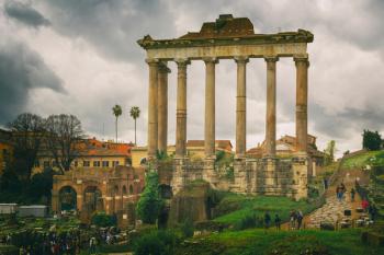 Rome, Italy. The Roman Forum (photo) | Obraz na stenu