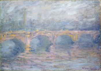 Waterloo Bridge, London, at Sunset, 1904 (oil on canvas) | Obraz na stenu