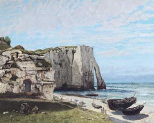 The Cliffs at Etretat after the storm, 1870 (oil on canvas) | Obraz na stenu