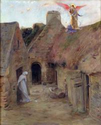 The Annunciation, 1908 (oil on canvas) | Obraz na stenu