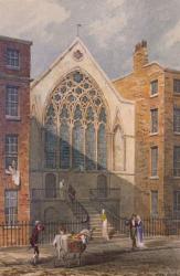 View of Ely Chapel, 1815 (w/c on paper) | Obraz na stenu