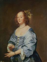 Marie Ruthven, Lady van Dyck, c.1639 (oil on canvas) | Obraz na stenu