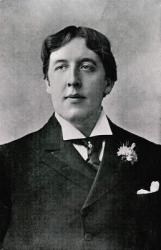 Oscar Wilde (b/w photo) | Obraz na stenu