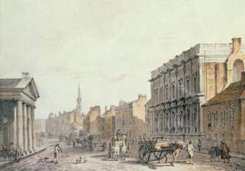 View of Whitehall, looking towards Charing Cross, 1790 (w/c on paper) | Obraz na stenu