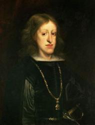 Charles II (1661-1700) of Spain (oil on canvas) | Obraz na stenu