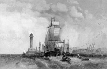 Margate, Kent, engraved by Henry Wallis, c.1830 (engraving) | Obraz na stenu