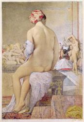 Odalisque or the Small Bather, 1864 (w/c on paper) | Obraz na stenu