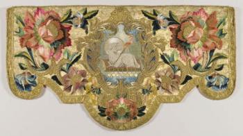 Ecclesiastical lectern hanging, c.1730 (textile) | Obraz na stenu