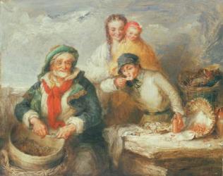 Sketch for 'Oysters, Young Sir?' | Obraz na stenu