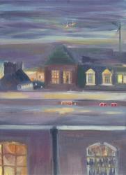 Guinness Trust Buildings, Fulham Palace Road (oil pastel on paper) | Obraz na stenu