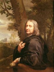 Portrait of Philippe de Champaigne, 1668 (oil on canvas) | Obraz na stenu