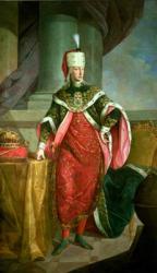 Emperor Francis I (1708-65) Holy Roman Emperor, wearing the official robes of the Order of St. Stephan | Obraz na stenu