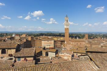 Siena, Italy. Torre del Mangia. (photo) | Obraz na stenu