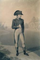 Napoleon Bonaparte (1769-1821) First Consul at Malmaison, from 'Livre du Sacre', 1804 (w/c on paper) | Obraz na stenu