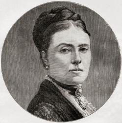 Victoria, Princess Royal, 1840  1901. German Empress and Queen of Prussia by marriage to German Emperor Frederick III. Eldest child of Queen Victoria. From The Review of Reviews, published 1891 | Obraz na stenu
