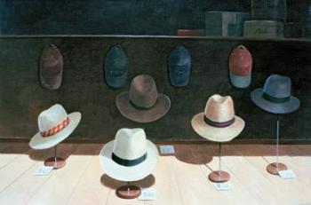 Hat Shop, 1990 (w/c on paper) | Obraz na stenu
