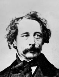 Charles Dickens, c.1853 (b/w photo) | Obraz na stenu