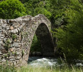 La Margineda bridge, Andorra (photo) | Obraz na stenu