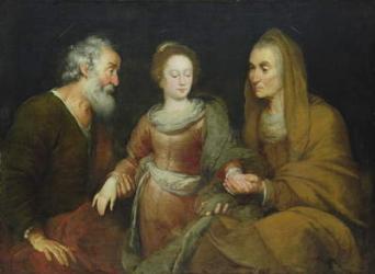 The educating of Maria (oil on canvas) | Obraz na stenu