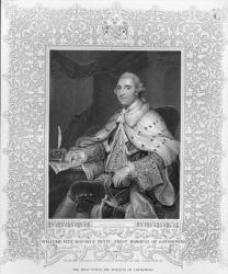 William Fitz-Maurice Petty, First Marquis of Lansdowne, engraved by H. Robinson (engraving) | Obraz na stenu