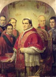 Pope Pius IX (1792-1878) 1847 (oil on canvas) | Obraz na stenu
