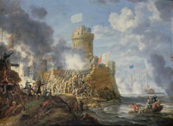 Turks Storming a Seaport, 1641 | Obraz na stenu