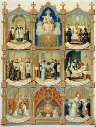 The Seven Sacraments (colour litho) | Obraz na stenu