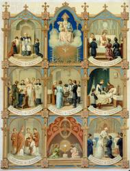 The Seven Sacraments (colour litho) | Obraz na stenu