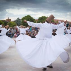 Konya, Konya Province, Turkey. Whirling Dervishes. | Obraz na stenu