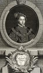 Edward VI (1537-53) King of England and Ireland, from 'The Gallery of Portraits', published 1833 (engraving) | Obraz na stenu