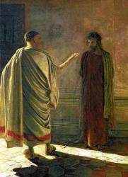 What is Truth? (Christ and Pilate) 1890 (oil on canvas) | Obraz na stenu