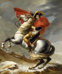 Napoleon Crossing the Grand Saint-Bernard Pass, 20 May 1800, 1802 (oil on canvas) | Obraz na stenu