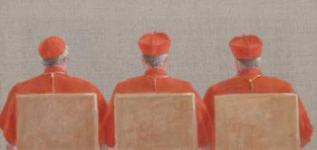 Three Cardinals, 2010 (acrylic on canvas) | Obraz na stenu