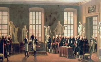 Gustav IV Adolf's visit to the Academy of Fine Arts in 1797 | Obraz na stenu