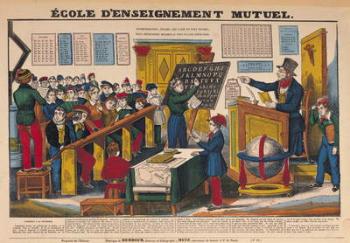 School of Mutual Education (coloured engraving) | Obraz na stenu