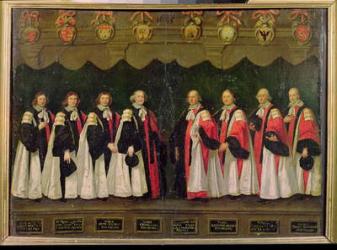 The Aldermen of 1644-45 (oil on canvas) | Obraz na stenu