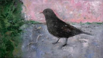 The Early Bird, 2008 (oil on wood) | Obraz na stenu