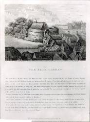 Bear Garden, 1647 (engraving) (b/w photo) | Obraz na stenu