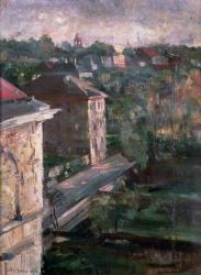 Schwabing, 1891 (oil on canvas) | Obraz na stenu