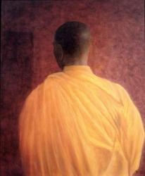 Buddhist Monk, 2005 (acrylic) | Obraz na stenu