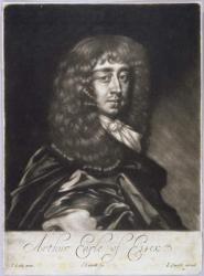 Arthur Capel (1631-83) Earl of Essex, engraved by Edward Luttrell (c.1650-1724) and John Smith (c.1652-1742) (mezzotint) | Obraz na stenu