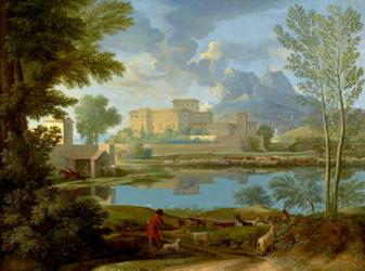 Landscape with a Calm, 1650-1 (oil on canvas) | Obraz na stenu