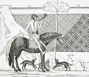 Tristan at the Chase, 1878 (litho) | Obraz na stenu