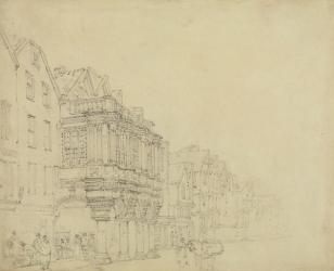 The Guildhall, Exeter, c.1797 (graphite on paper) | Obraz na stenu