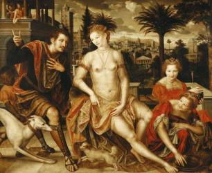 David and Bathsheba, 1562 (oil on canvas) | Obraz na stenu