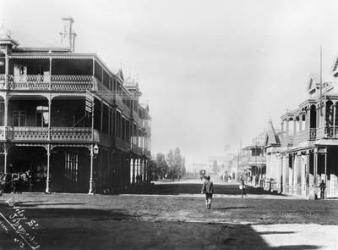 View of Johannesburg, c.1900 (b/w photo) | Obraz na stenu