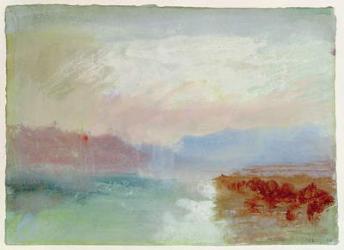 River scene, 1834 (w/c) | Obraz na stenu