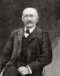 Alfred Dreyfus, 1859  1935. French artillery officer. | Obraz na stenu